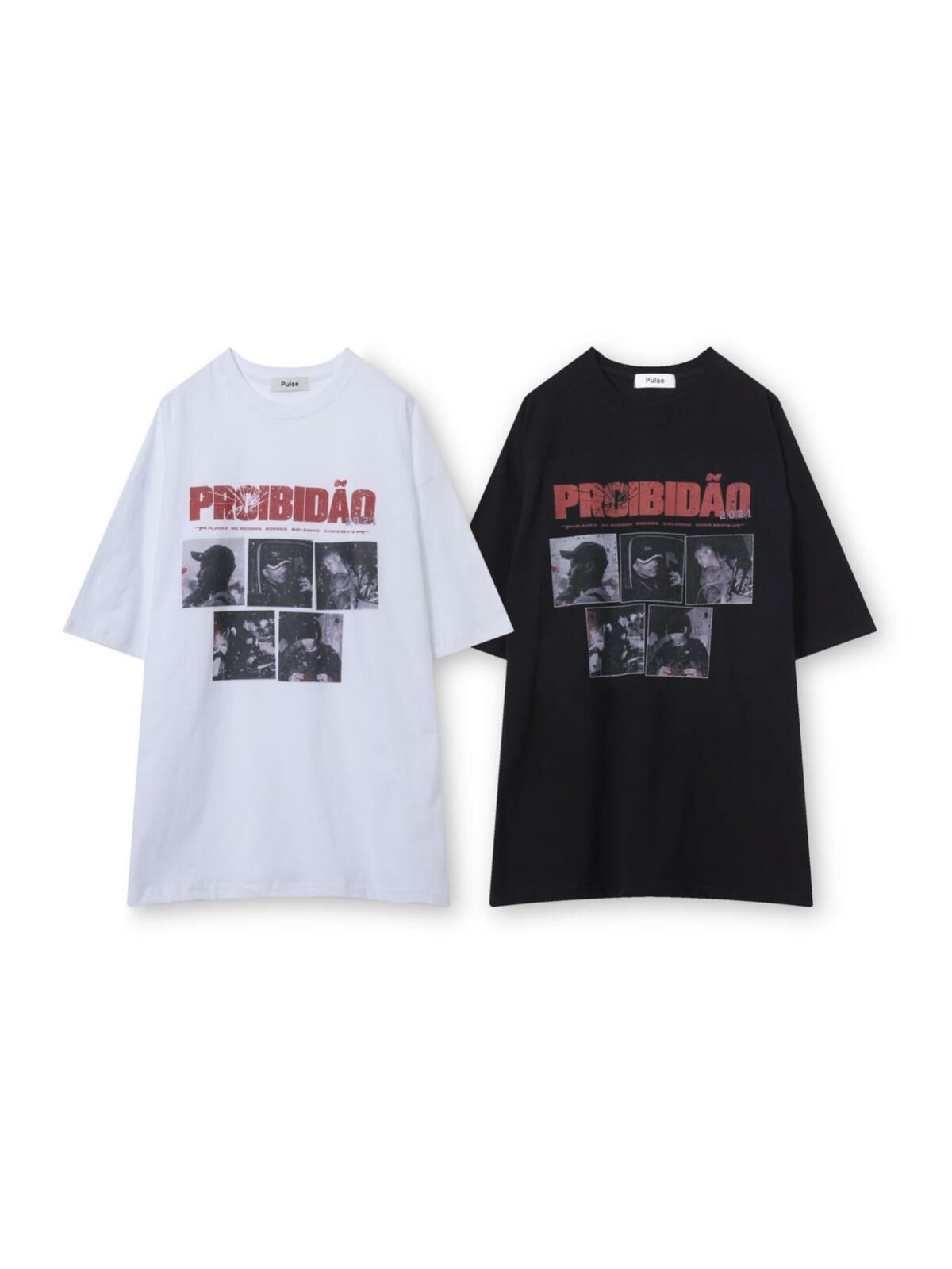 英文字圖案短袖Tee PULSE-084T