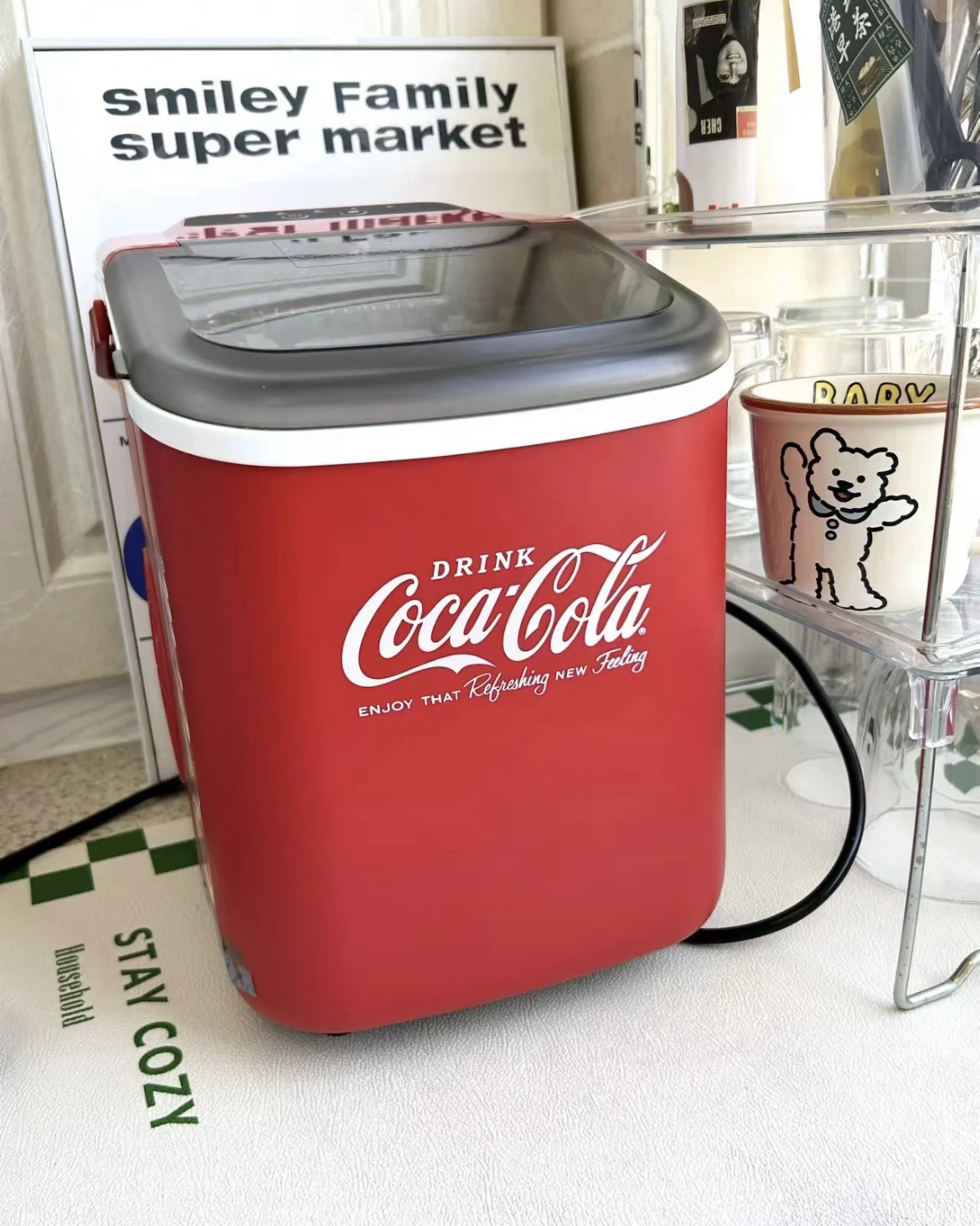 <官方正版> 可口可樂 家用迷你製冰機 小家電