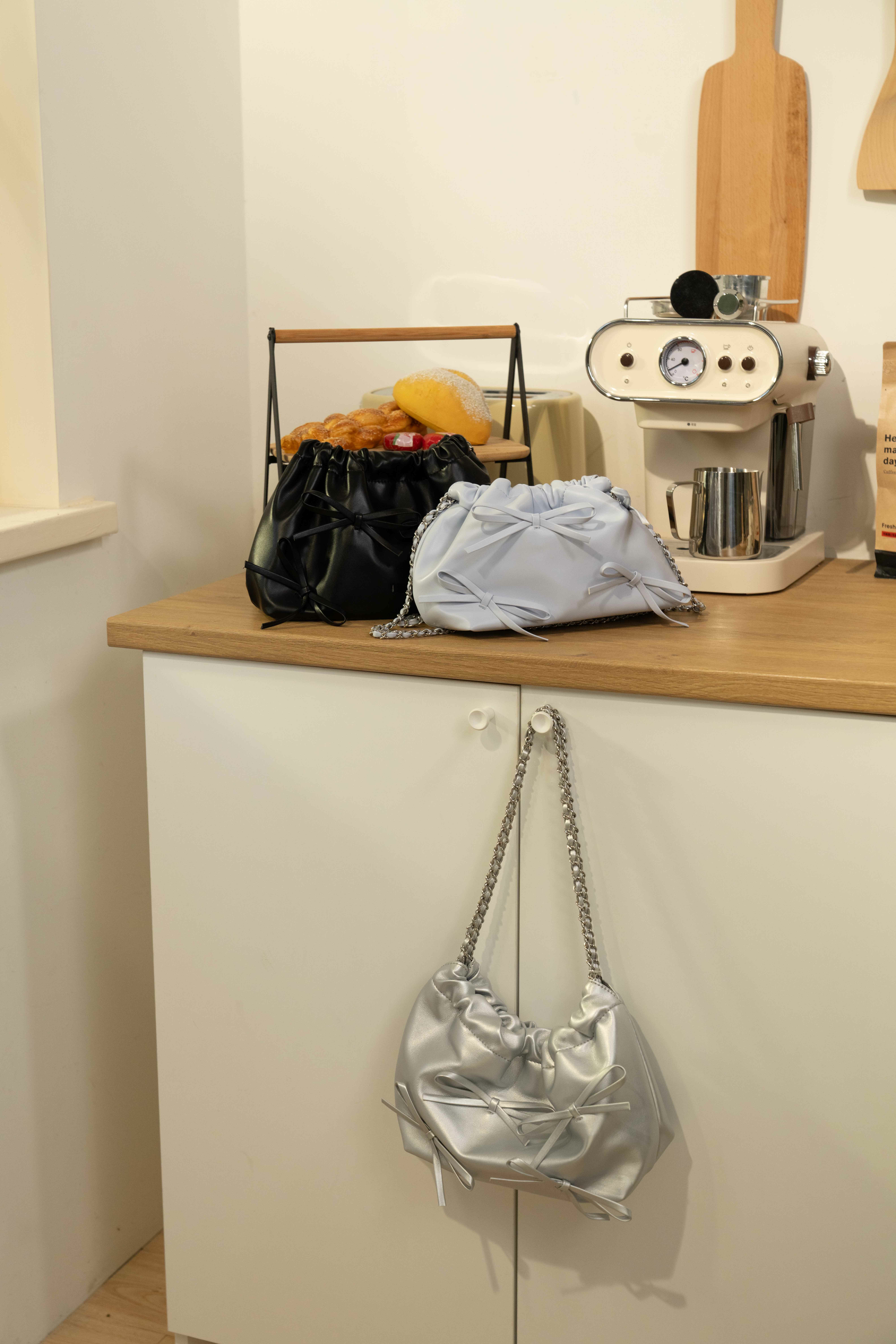 浪漫女孩蝴蝶結肩背包