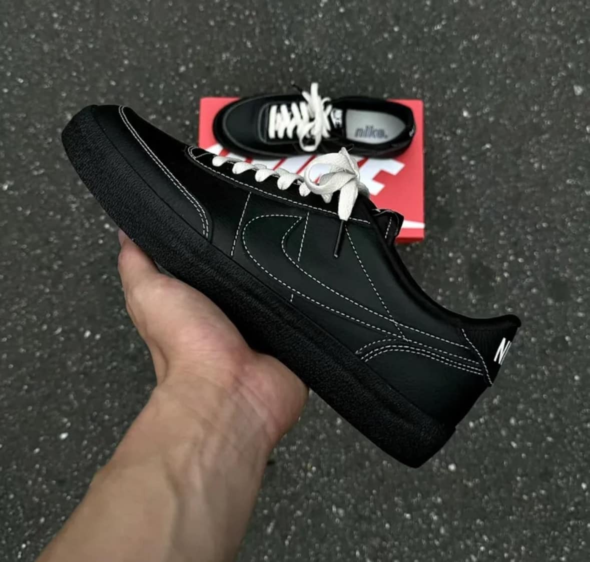 <現貨> Nike Killshot2 ''Black Phantom'' 平民版倒鉤 黑色 奶油白 黑武士 反車線 HJ7263010
