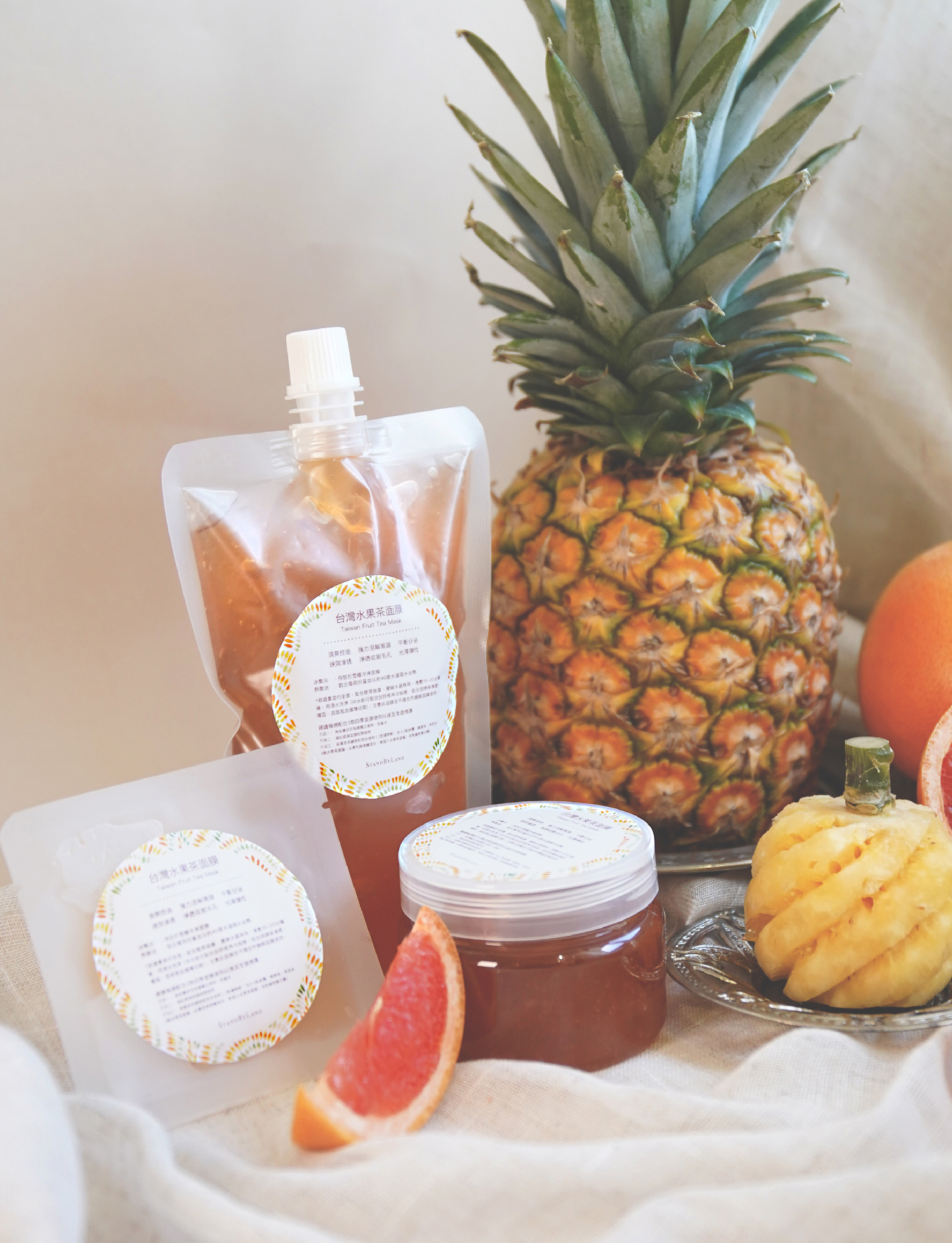 台灣水果茶面膜【300g 缺貨，急用客人請選擇其他容量尺寸】
