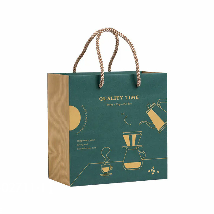 手提紙袋 大6K-L 角落時刻 20入/包 18.8*18.8*9.8cm【3-2810625】