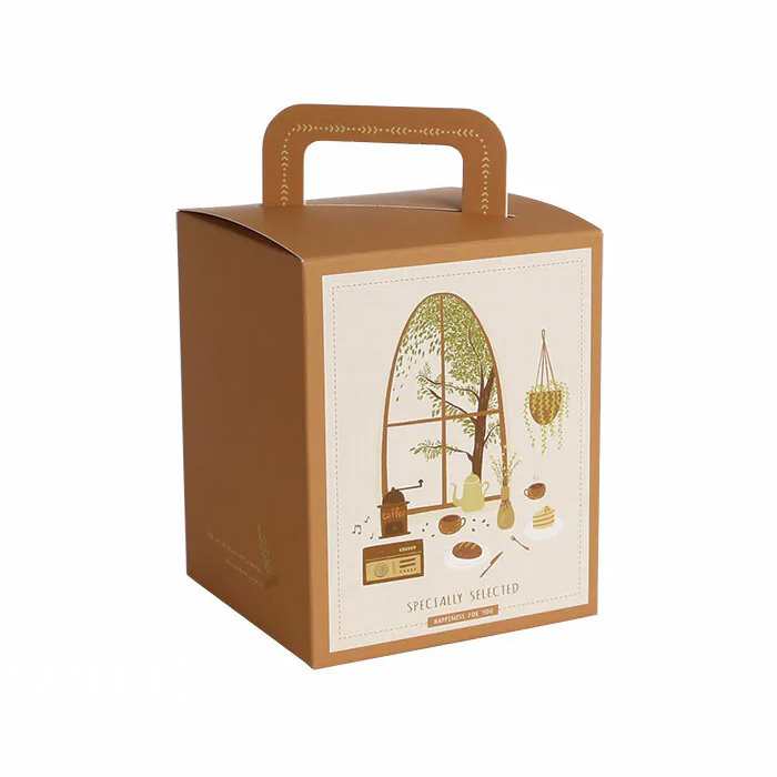 方型提盒 漫恬序曲 10入/包 10.5*10.5*13cm【3-2923004】