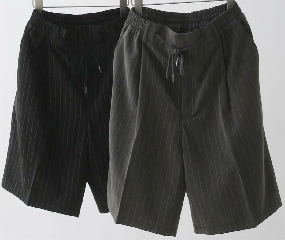 經典條紋百慕達西裝短褲