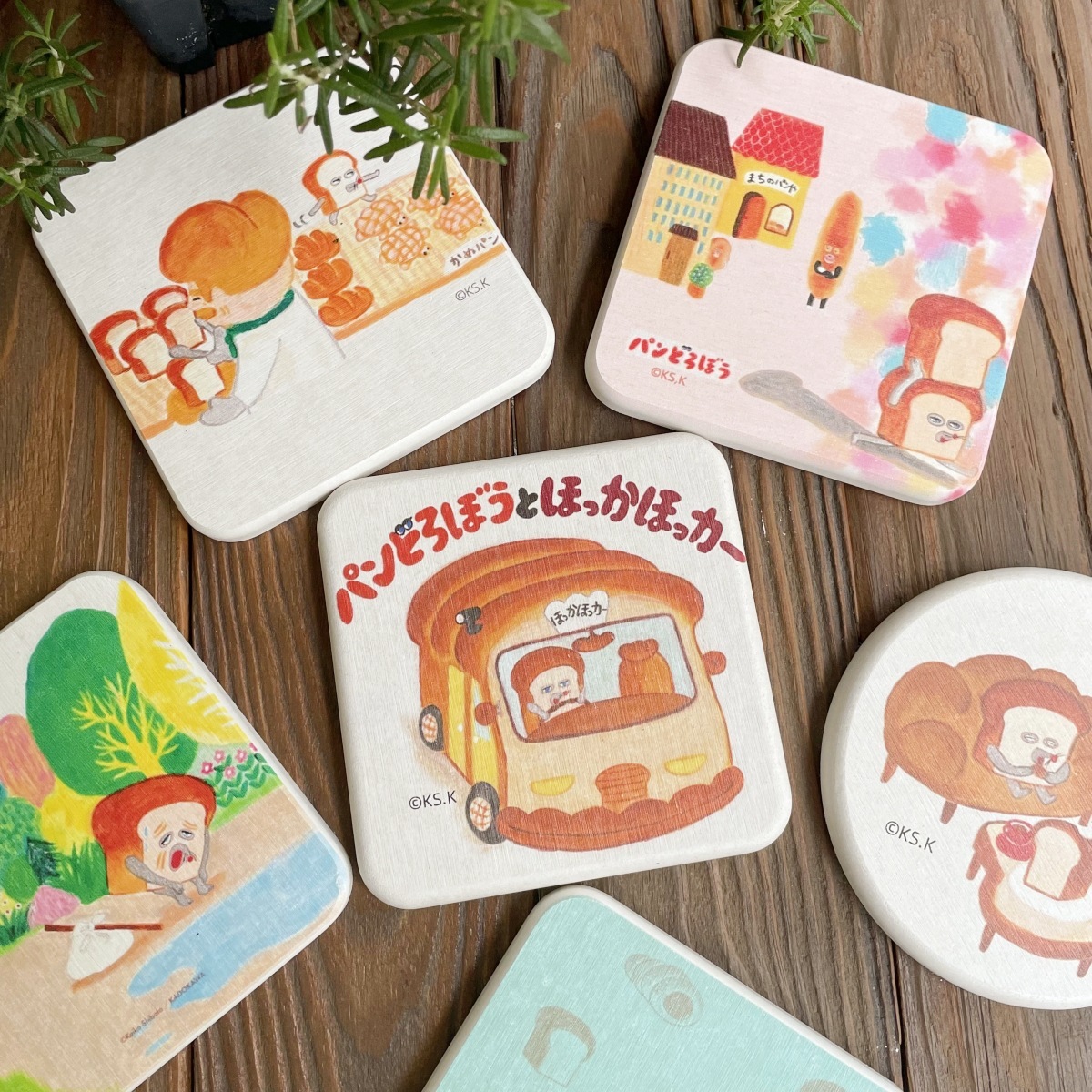 《4426》可愛麵包彩繪隔熱餐墊