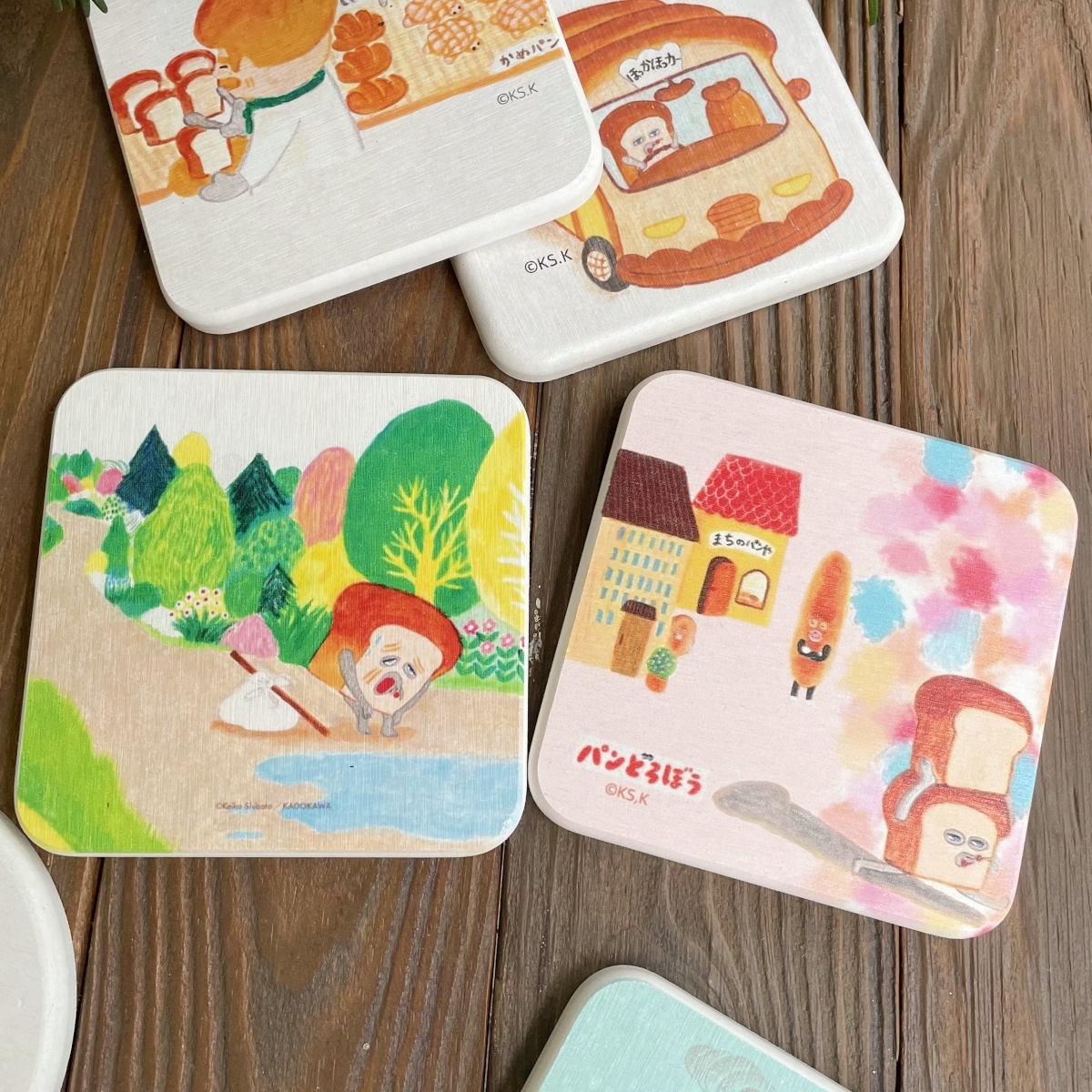 《4426》可愛麵包彩繪隔熱餐墊