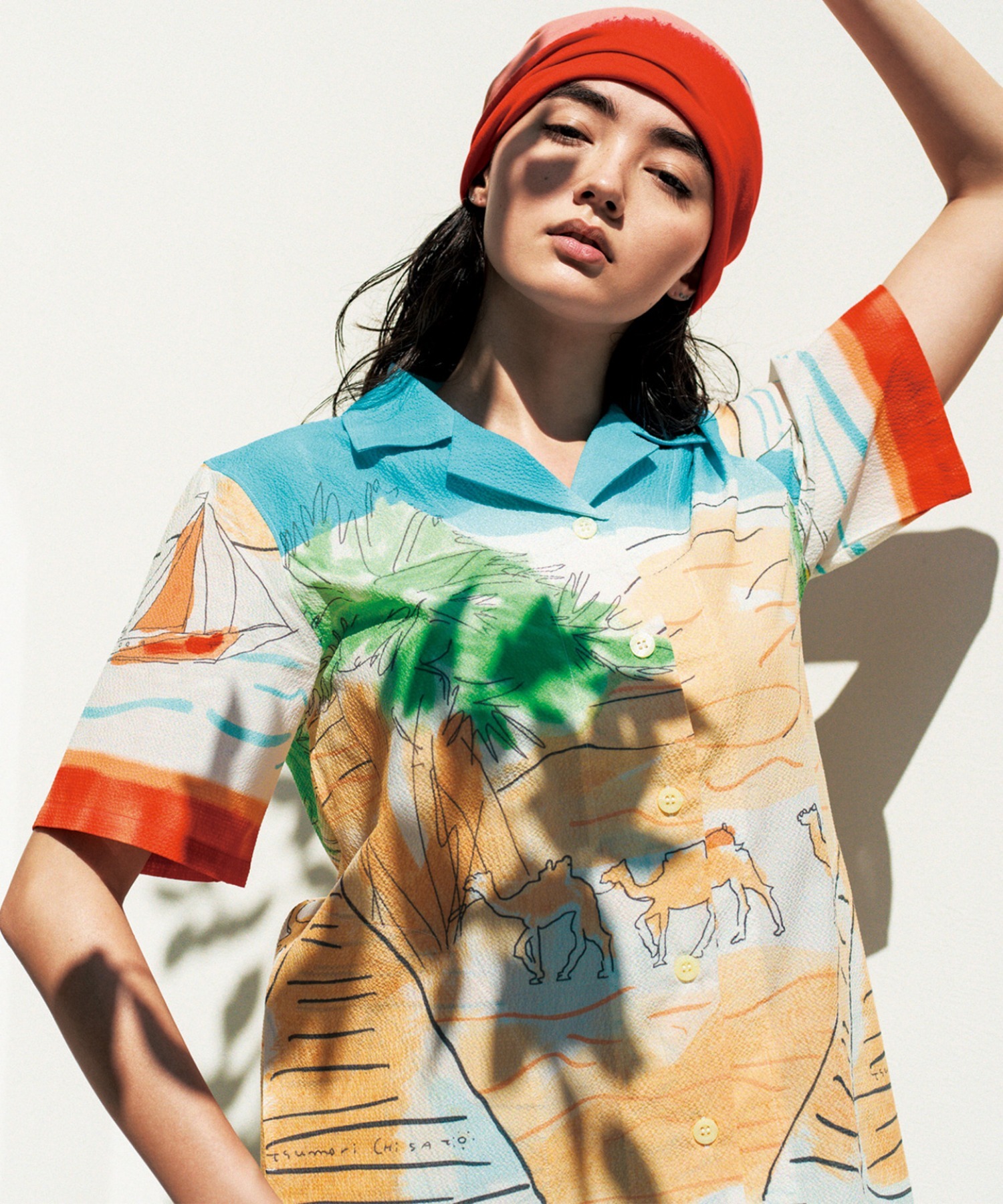 預購 - TCS藍天沙漠圖案Top+Pants SET