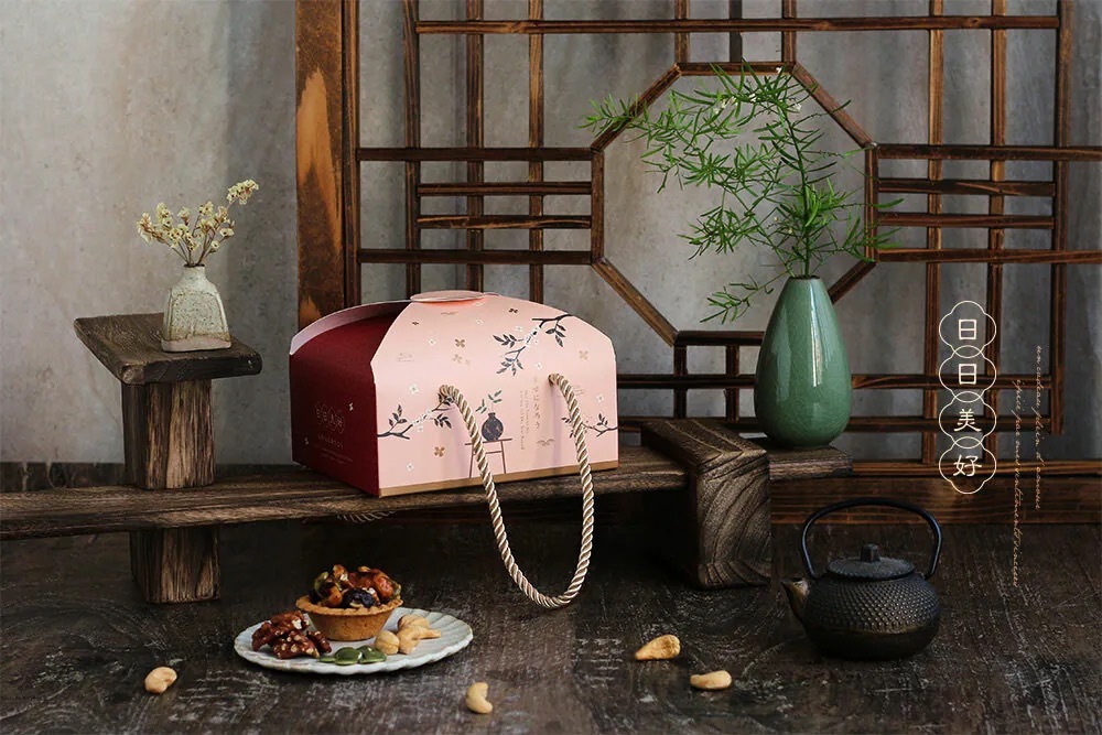 雙扣提盒 日日美好 10入/包 14.9*12.7*10cm【3A17-114906】
