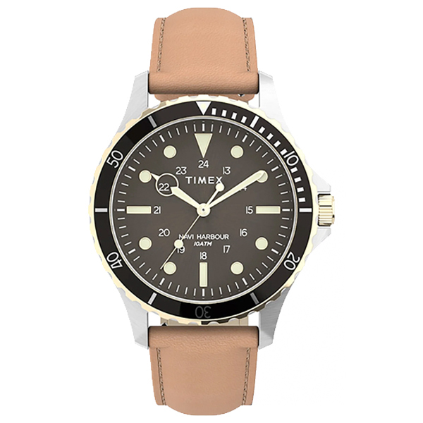 【網店限定】Timex Navi Harbour 41mm 皮帶 石英錶 TW2U55600