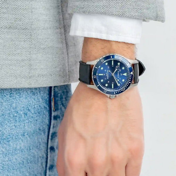 【網店限定】Timex Navi Harbour 41mm 膠帶 石英錶 TW2U55700