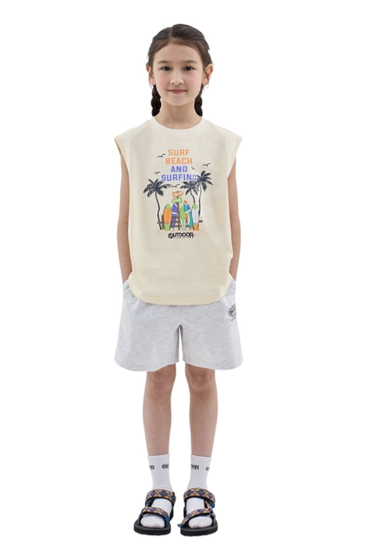 🇰🇷 韓國 outdoor童裝背心套裝 （清貨價貨品，不設退換）(K7/CO444)