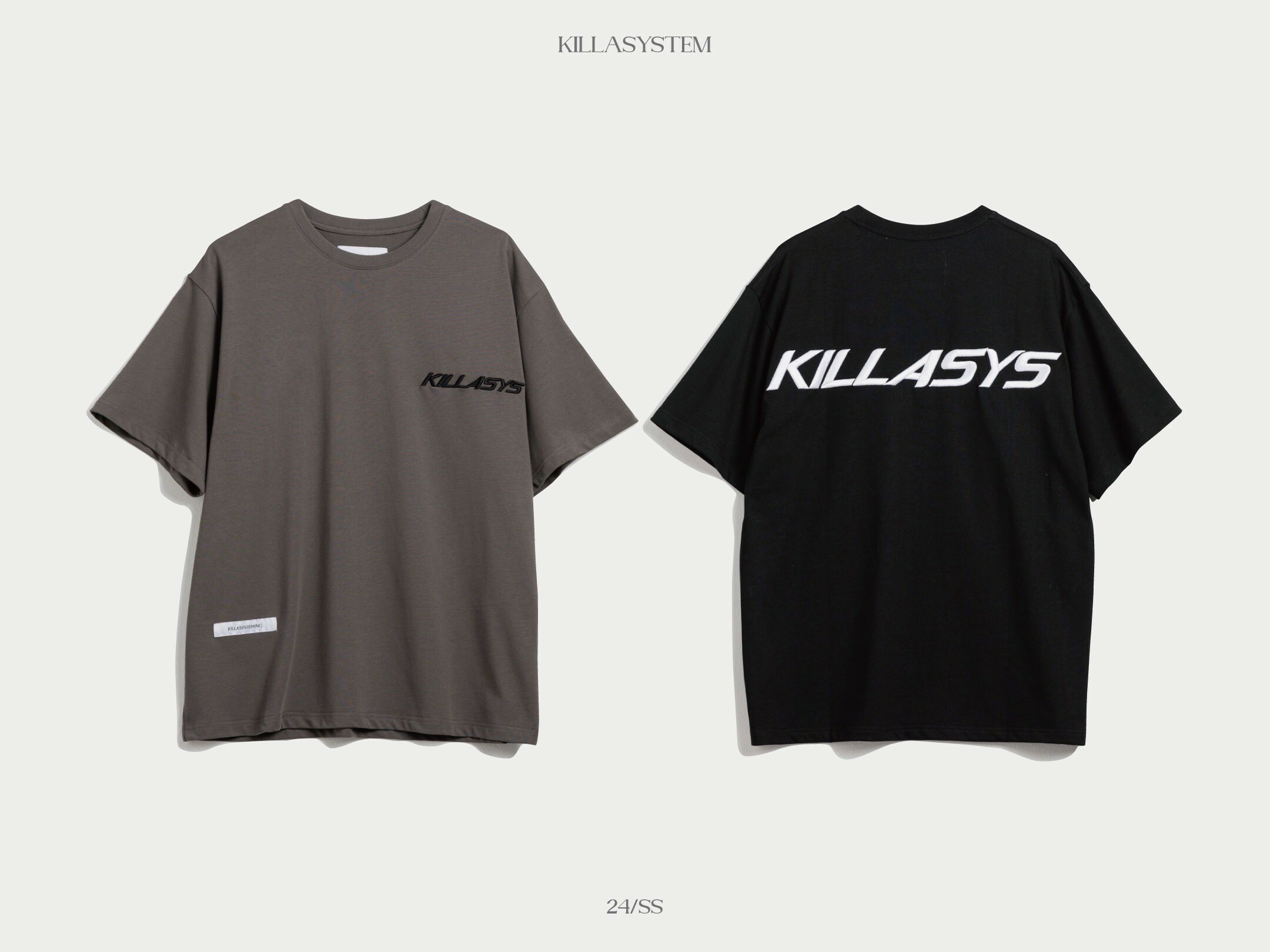 Killa system短袖-刺繡大logo