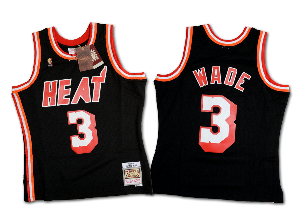 Mitchell & Ness 邁阿密熱火隊 Dwyane Wade 2013-2014 復刻 Swingman 球衣