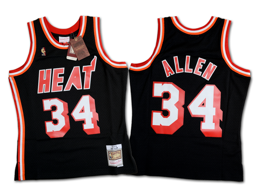 Mitchell & Ness 邁阿密熱火隊 Ray Allen 2013-2014 復刻 Swingman 球衣