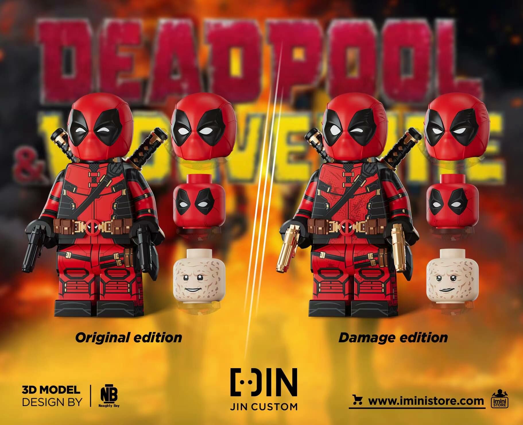 [JIN Custom] [In Stock] Deadpool 3 [PADprinted]