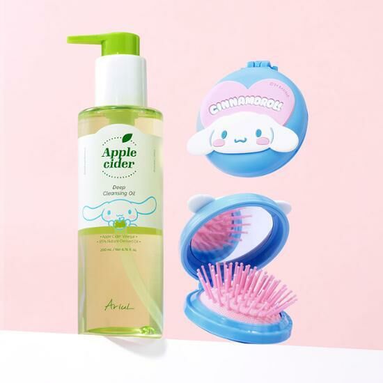 《olive young連線》Ariul Apple Cider Deep Cleansing Oil + Crystal Guasha Special Set