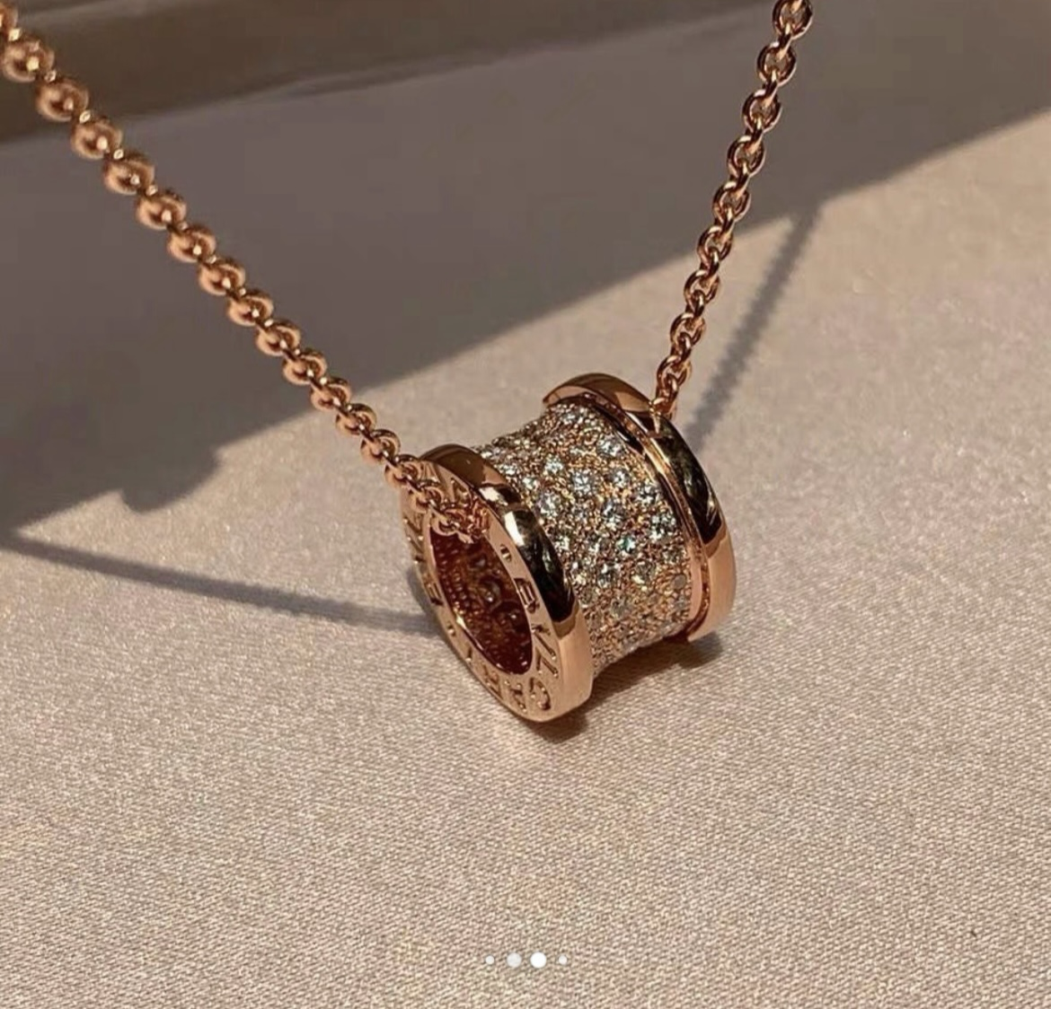 18k經典小蠻腰”5A水鑽高奢定製項鍊(大號)