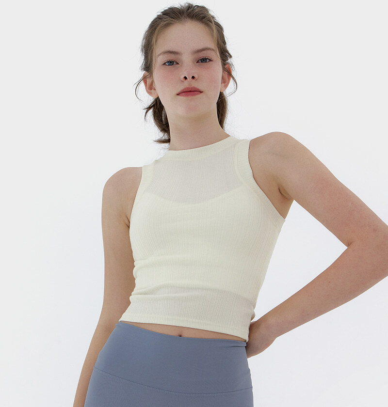 CONCHWEAR - Bagel Ribbed 貝果羅紋無袖上衣