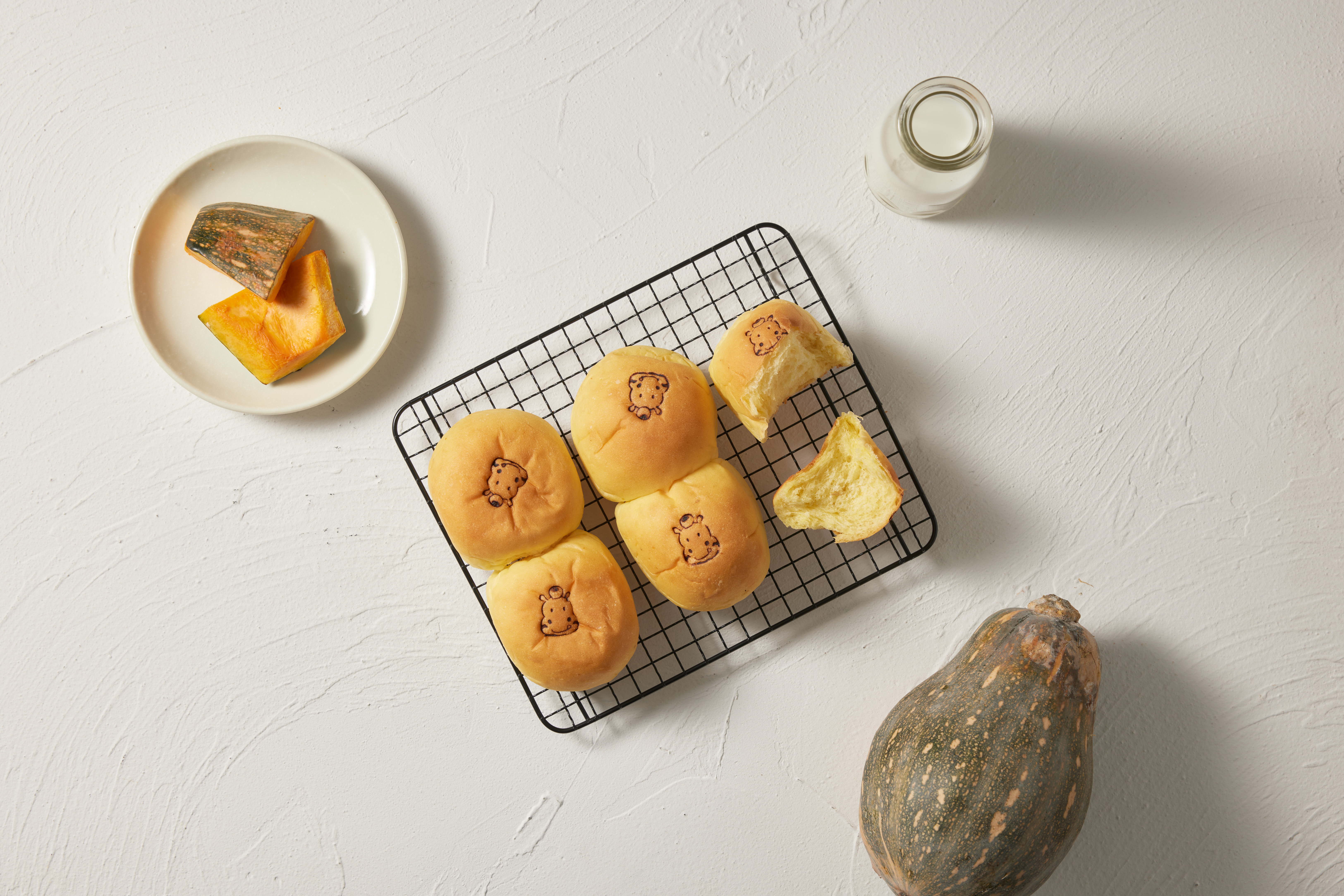 小河馬麵包-金瓜閃閃（6入）