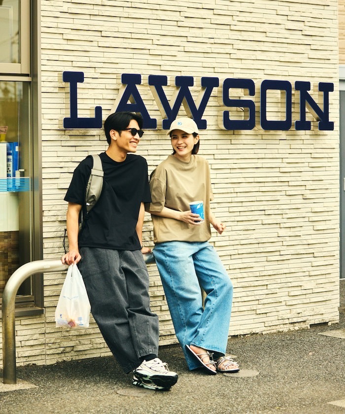 日本 選貨店 x LAWSON 聯名抽繩短袖