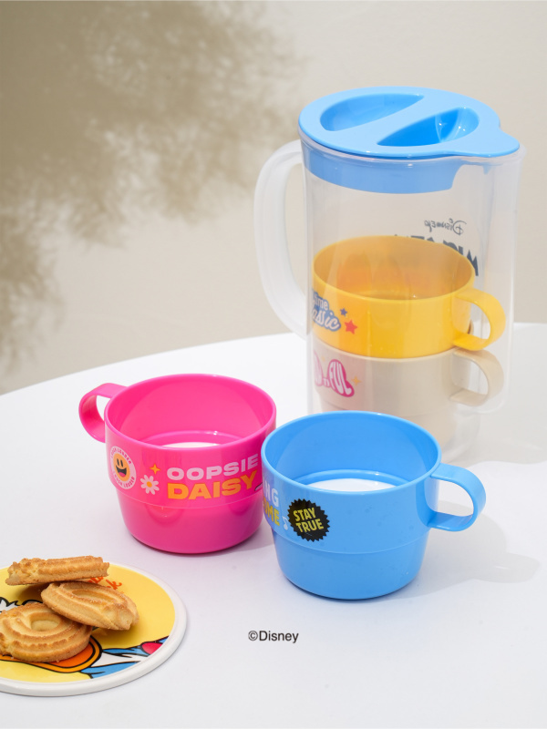 韓國 DISNEY便攜式水瓶和水杯 4 件套 (K7/DA467)