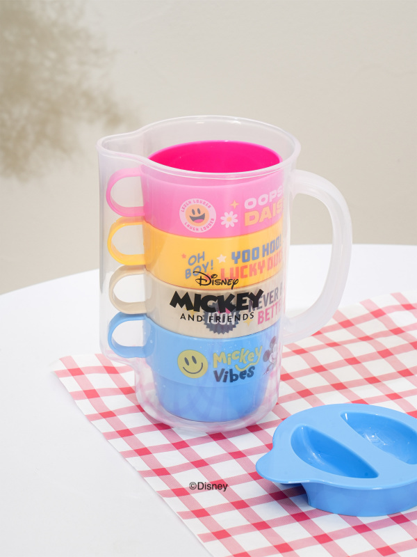 韓國 DISNEY便攜式水瓶和水杯 4 件套 (K7/DA467)
