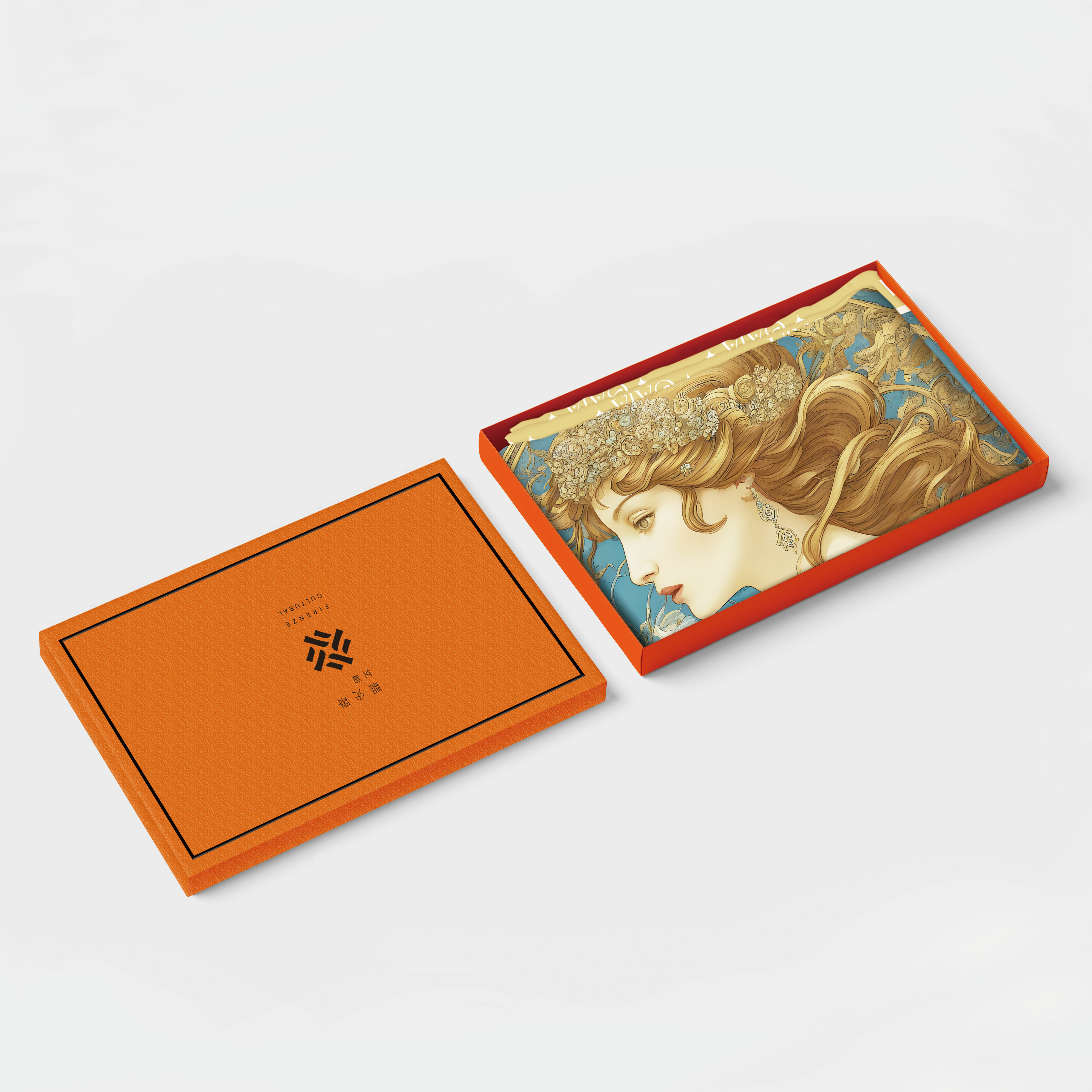 GAIA 中絲巾｜《湖藍典雅》