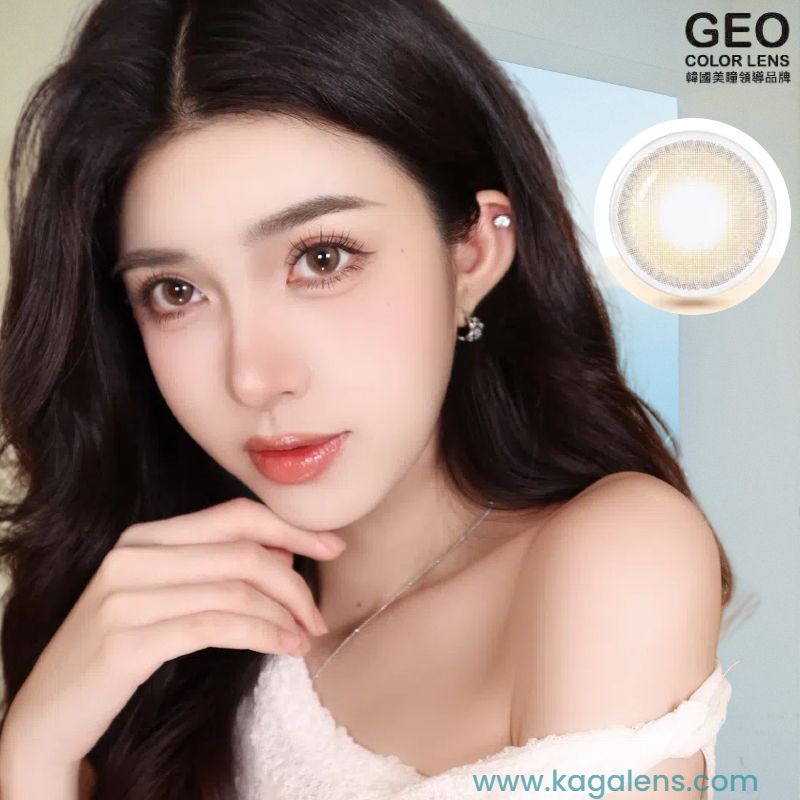 韓國GEO Aurora極光 彩色季拋 Brown