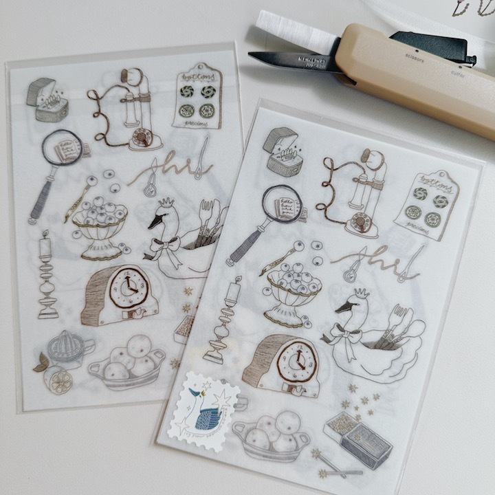 My Precious （天鵝） 轉印貼紙｜森空