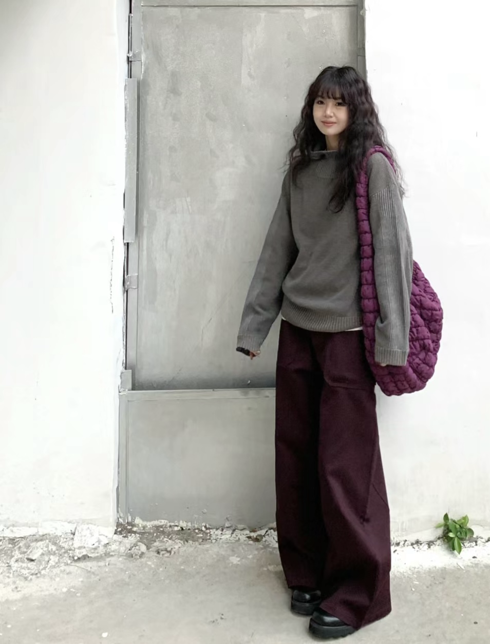 【預購】F070411 Cos 超大號雲朵包（紫色）