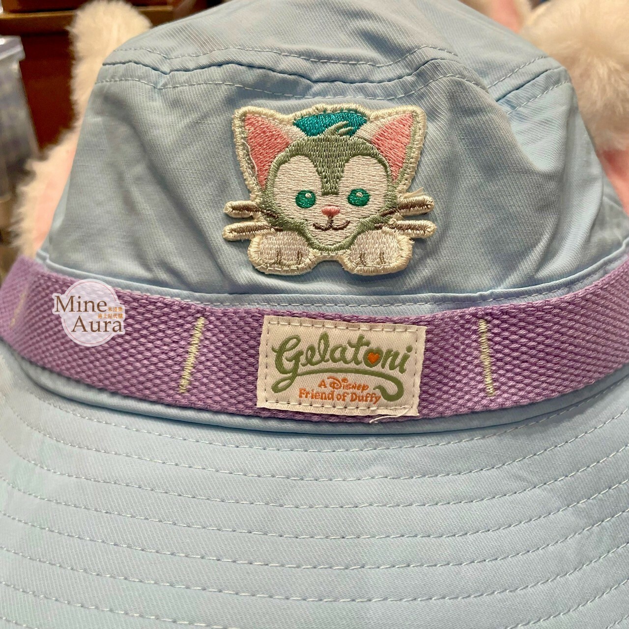 (限時特價) 2024 夏日 達菲 Duffy 與好友們 傑拉托尼 畫家貓 Gelatoni 立體耳朵造型 漁夫帽 帽子 -上海迪士尼樂園
