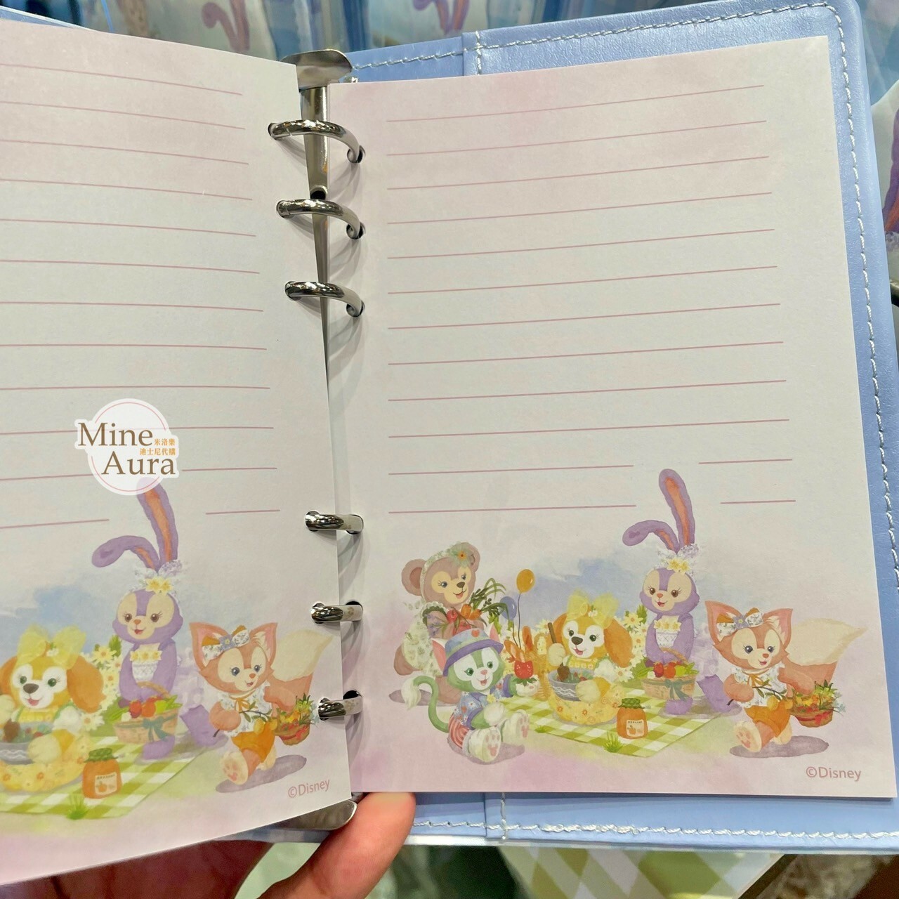 (限時特價) 2024 夏日 達菲 Duffy 與好友們 筆記本 記事本 -上海迪士尼樂園