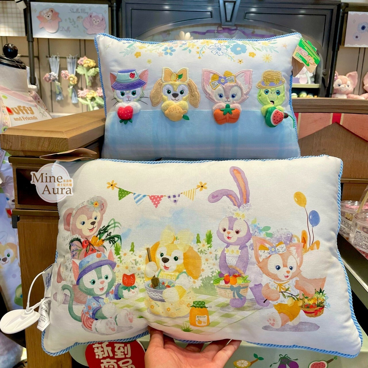 (限時特價) 2024 夏日 達菲 Duffy 與好友們 抱枕 靠墊 枕頭 -上海迪士尼樂園