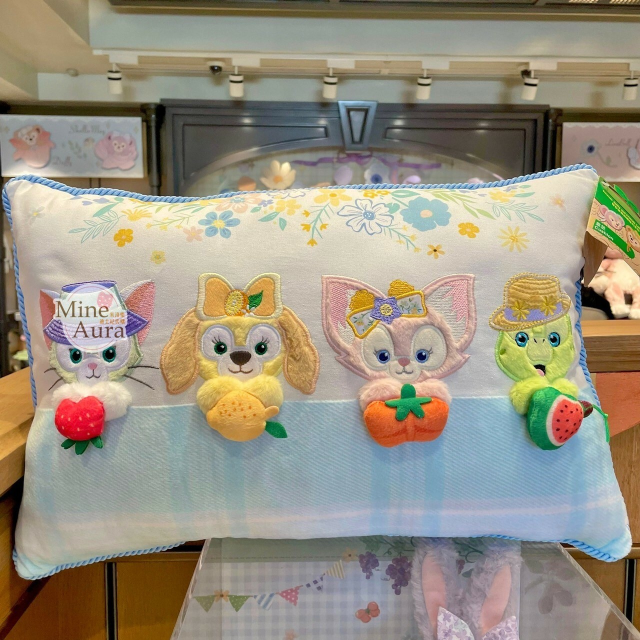 (限時特價) 2024 夏日 達菲 Duffy 與好友們 抱枕 靠墊 枕頭 -上海迪士尼樂園