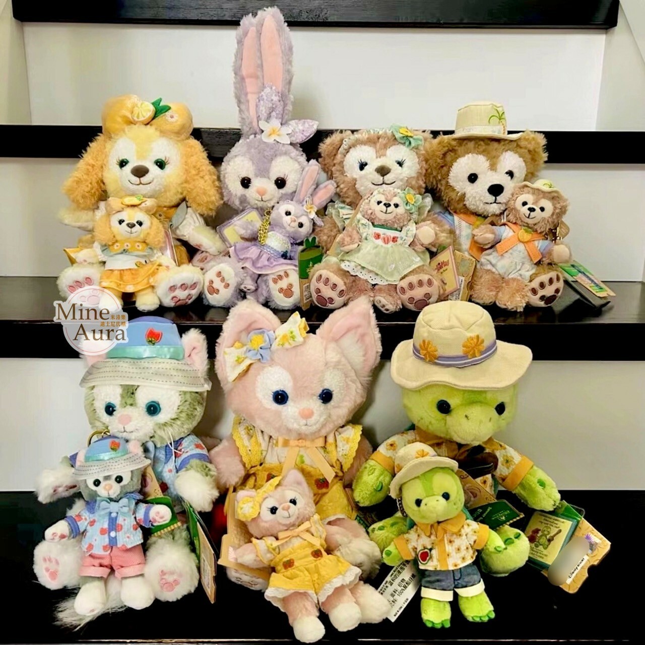 (限時特價) 2024 夏日 達菲 Duffy 與好友們 雪莉玫 ShellieMay SS號 娃娃 玩偶 -上海迪士尼樂園