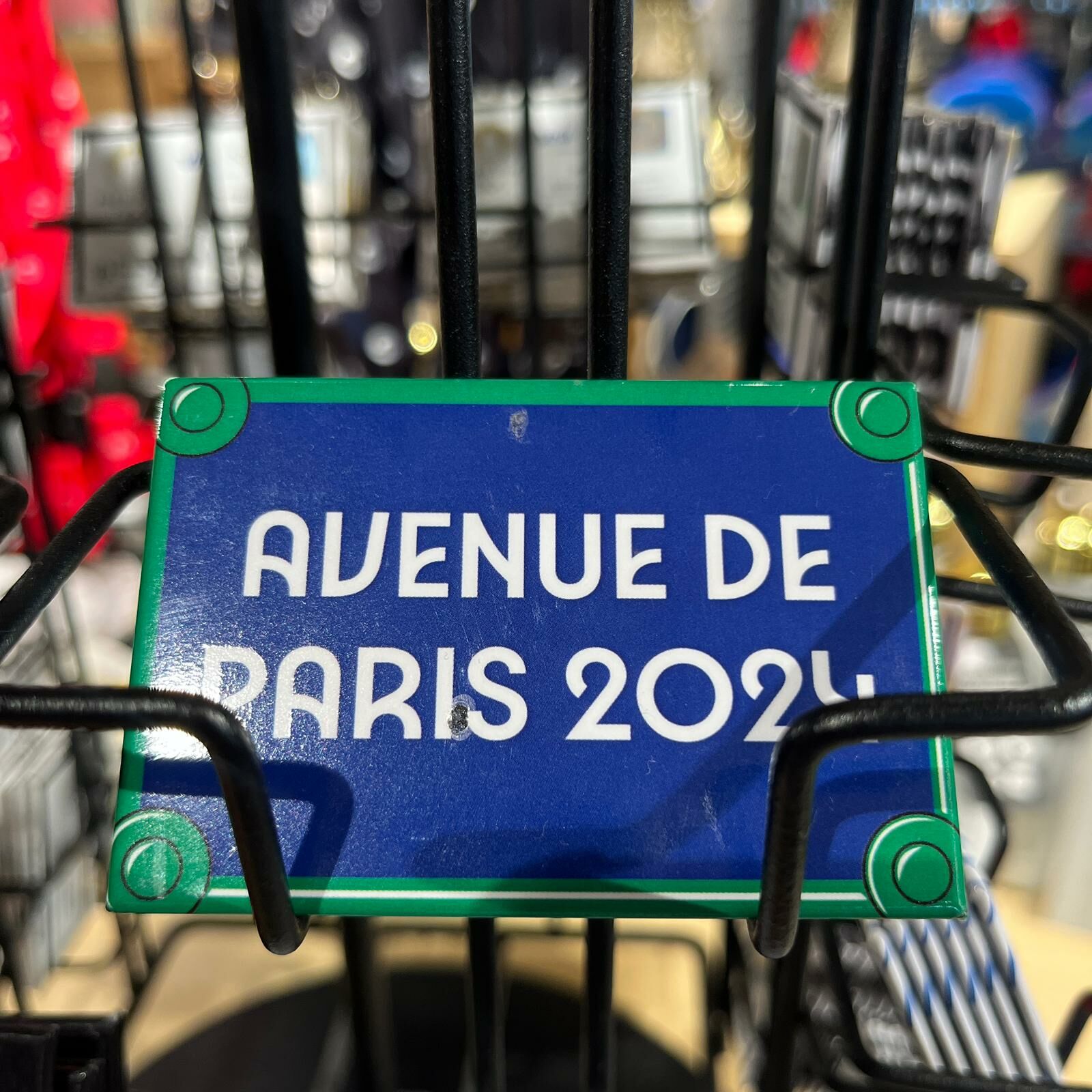 1EU0704-093 OLYMPICS Avenue De Paris 2024 Magnet Blue (D-EU-E)