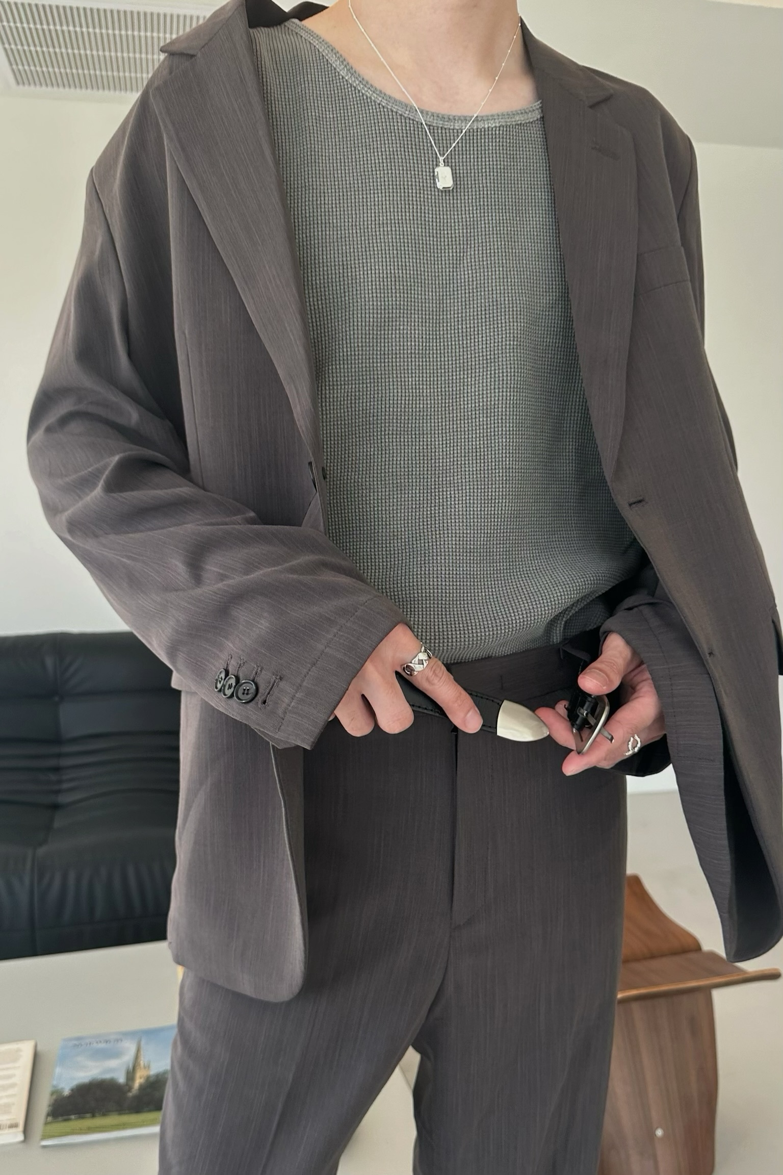 十字寬版戒指💍