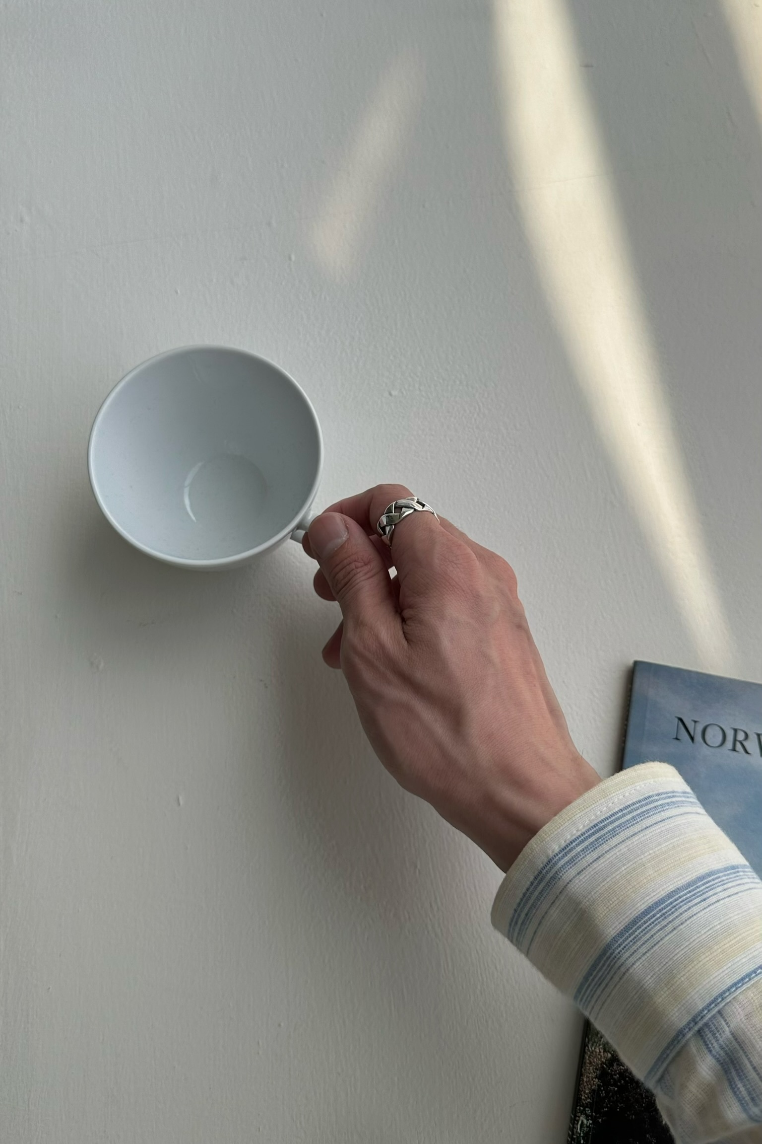 十字寬版戒指💍