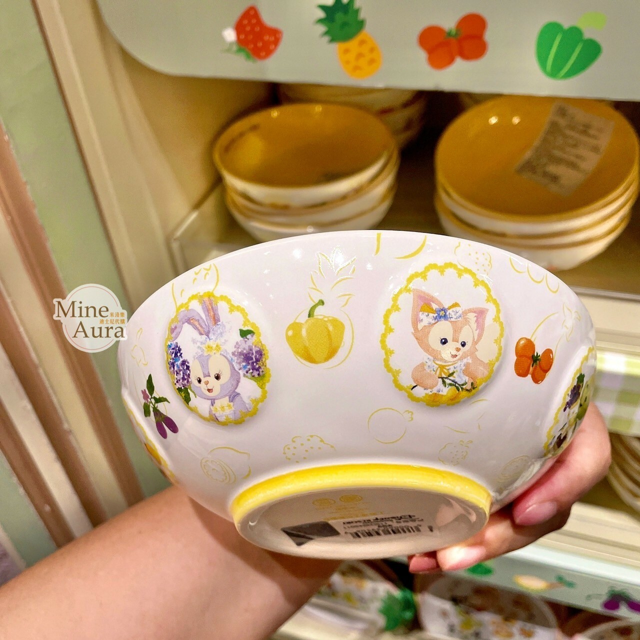 (限時特價) 2024 夏日 達菲 Duffy 與好友們 圖案 陶瓷 碗 水果碗 -上海迪士尼樂園
