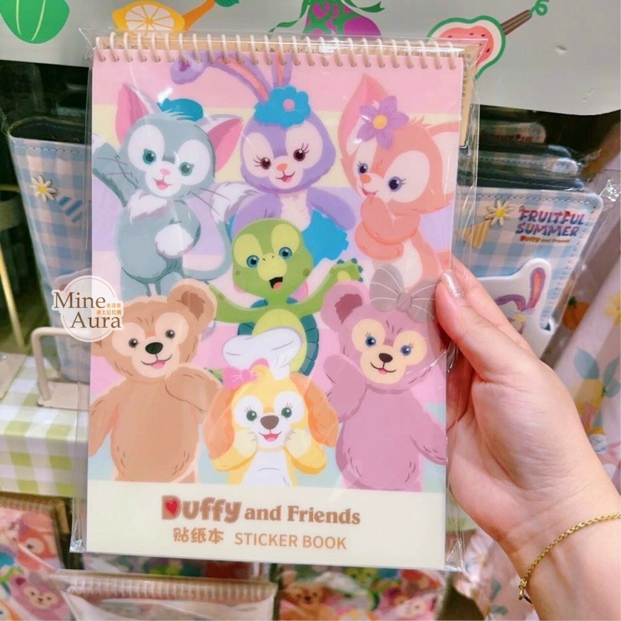 達菲 Duffy 與好友們 線圈 貼紙本 -上海迪士尼樂園