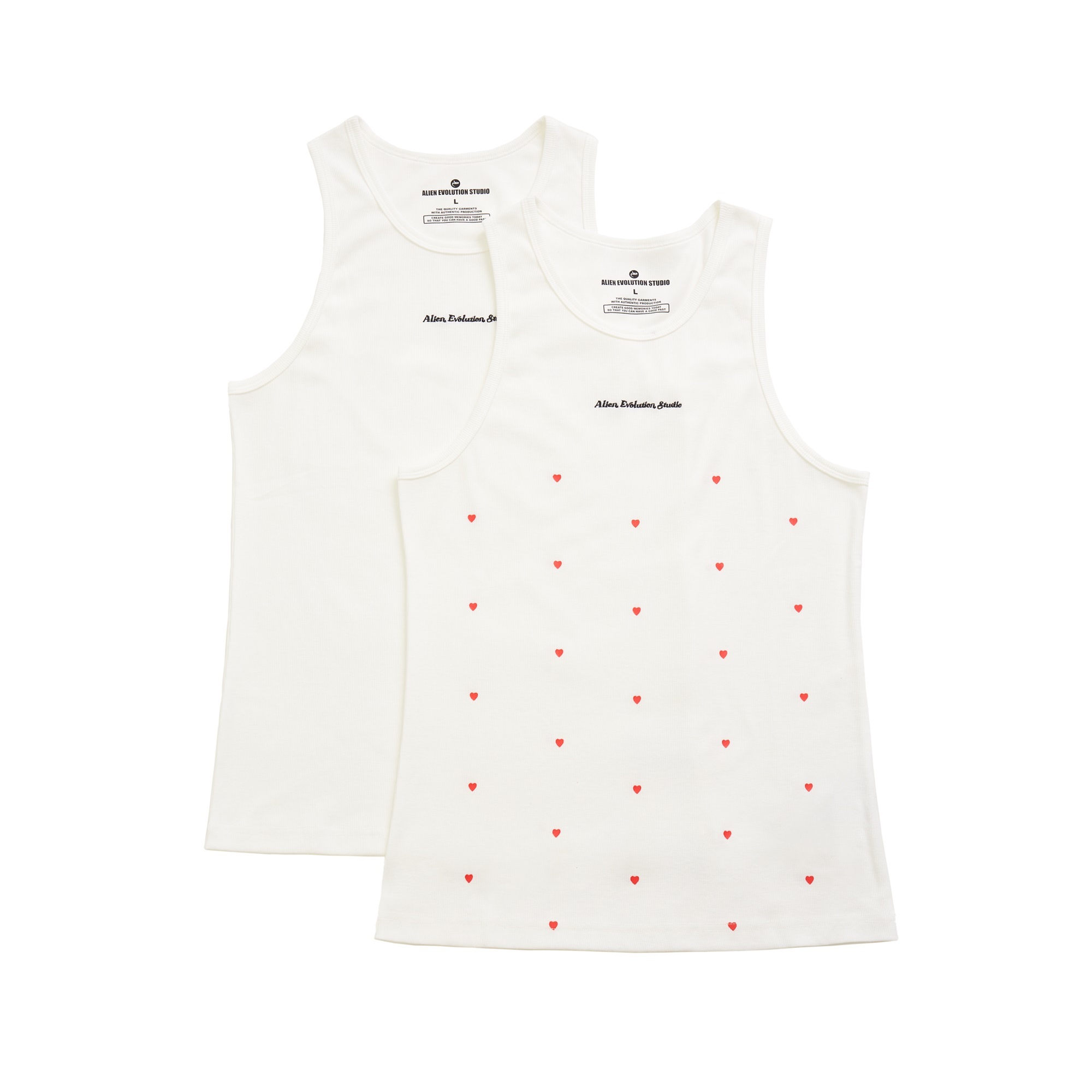 AES CURSIVE & LOVE 2-PACK TANK TOP