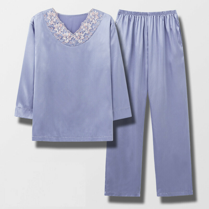 Medium sleeve pajama set【M-4XL NXF-3003】【Contact customer service to confirm shipping size after placing an order】】