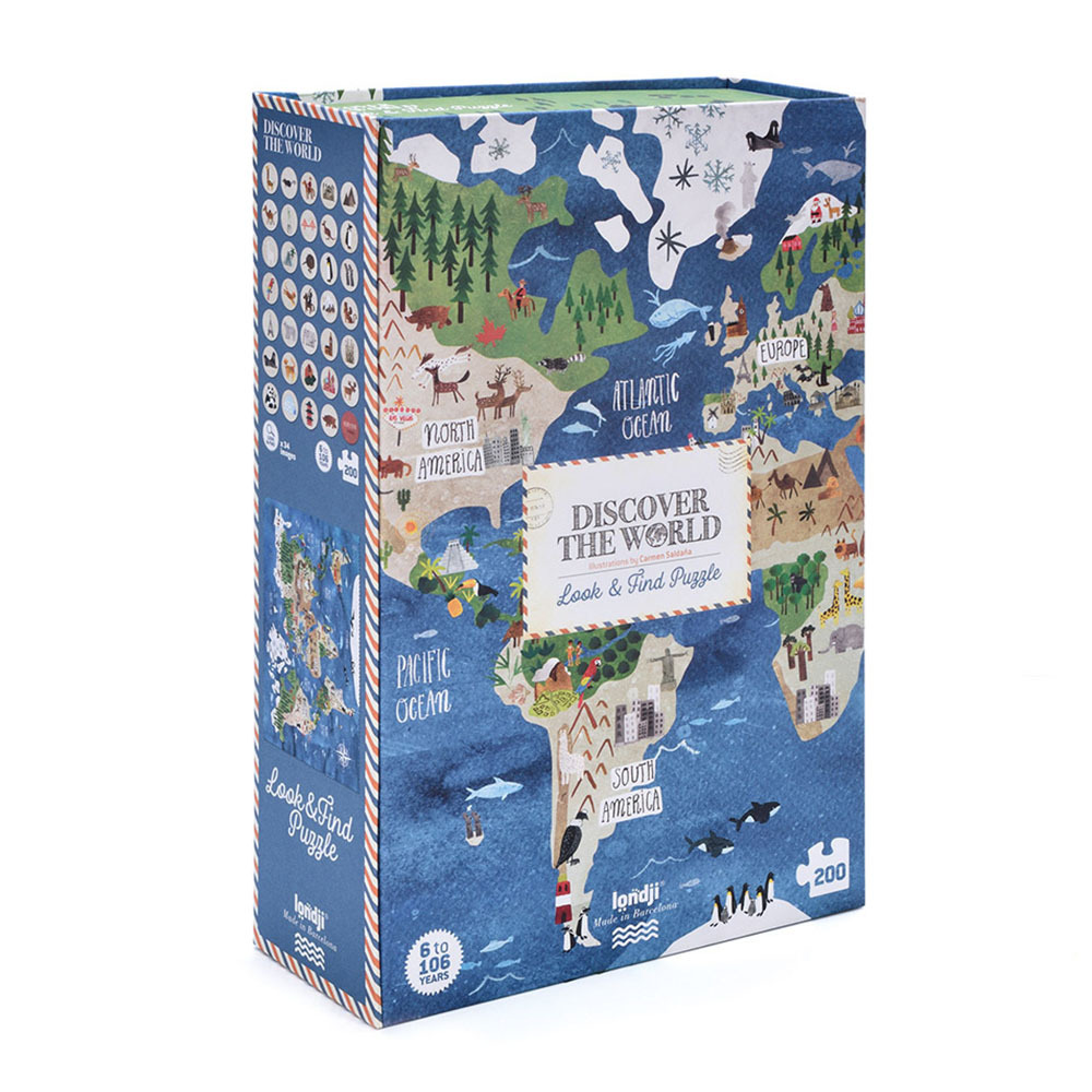 西班牙Londji 發現世界找找看拼圖