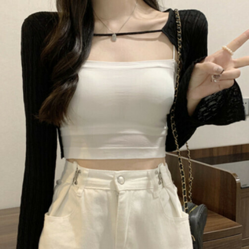 French Shoulder Jacket (Black Size)