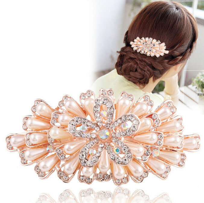 Fashion horizontal clip hair ornament pan hair clip [Please contact customer service to confirm the delivery color after placing an order]
