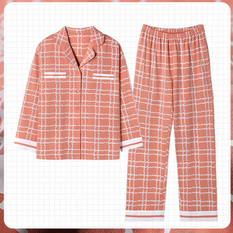 Long Sleeve Pajama Set [M-XXL DF-9823] [Contact Customer Service to Confirm Shipping Size After Placing an Order]