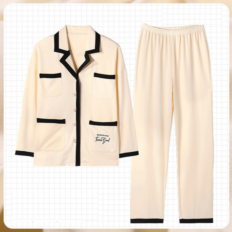 Long-sleeved pajama set【M-XXL DF-9829】【Contact customer service to confirm shipping size after placing an order】】