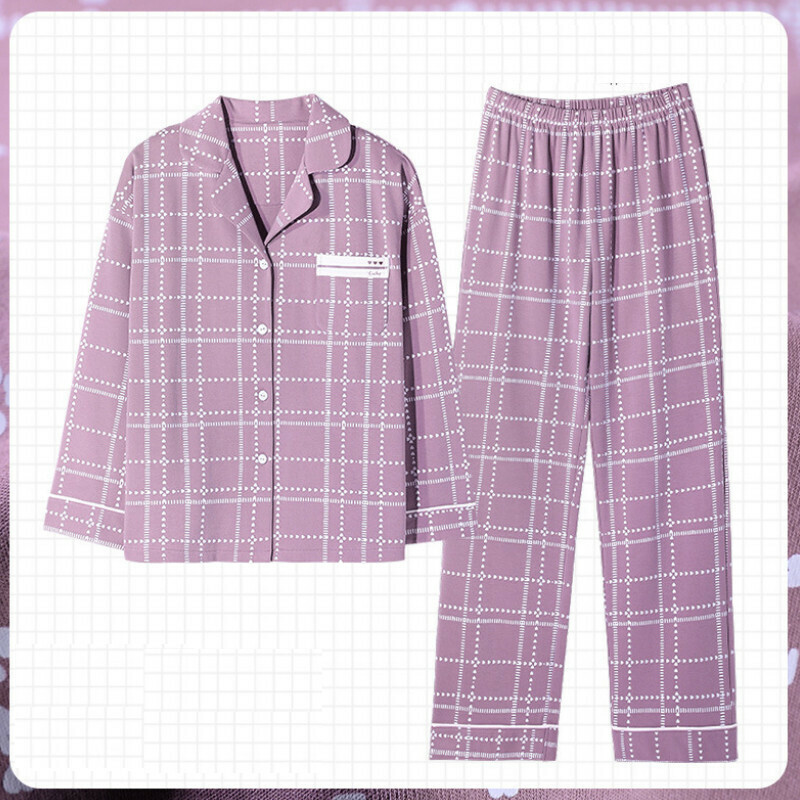 Long Sleeve Pajama Set [M-XXL DF-9824] [Contact Customer Service to Confirm Shipping Size After Placing an Order]