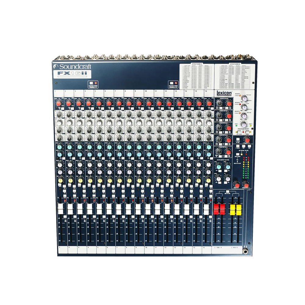 Soundcraft Soundcraft / FX16ii 專業類比混音機 第 4 張圖片｜三峽錄音 / 音響