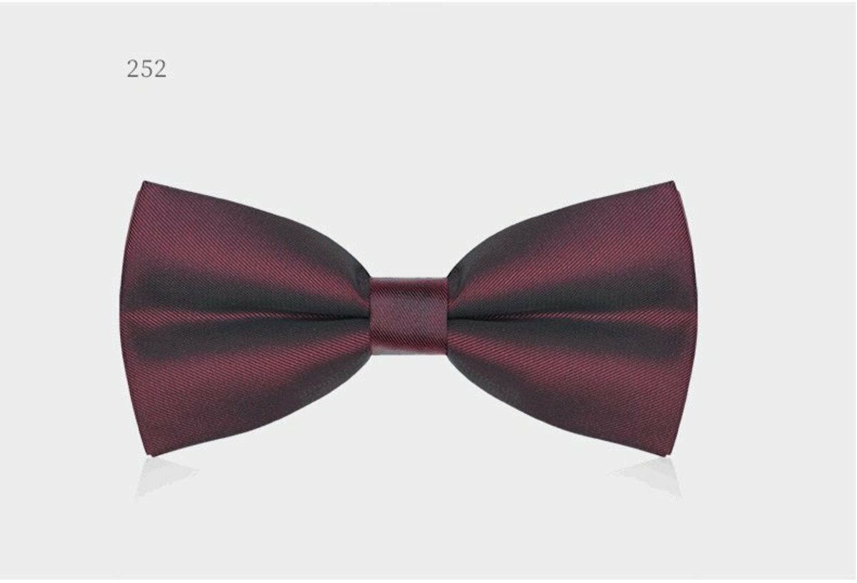 Men's Business Bow Tie (Burdeaux-252)